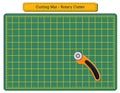 Cutting Mat and Rotary Blade Cutter for DIY Sewing, Quilting, Patchwork, Arts and Crafts