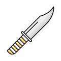 Cutting tool Fill color vector icon which can easily modify or edit