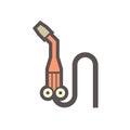 Cutting torch or welding torch icon