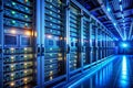 CuttingEdge Data Center Infrastructure A Deep Dive into HighPerformance Network Servers and Supporting Equipment Royalty Free Stock Photo