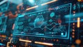 Cuttingedge data flow with lights and digital patterns for a futuristic and dynamic experience AIG62