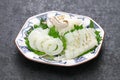 Cuttlefish sashimi Royalty Free Stock Photo