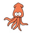 Cuttlefish Squid Cartoon