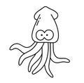 Cuttlefish Squid Doodle