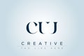 CUU abstract letter logo Royalty Free Stock Photo