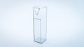 Cuvette for Spectrophotometry experiments to measure how much a chemical substance absorbs Royalty Free Stock Photo