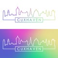 Cuxhaven city skyline.