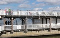 The famous viewing platform Alte Liebe in Cuxhaven, Germany.