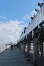 The famous viewing platform Alte Liebe in Cuxhaven, Germany.