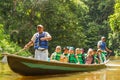 Middle Age European Biologists In The Canoe Royalty Free Stock Photo