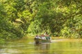 European Biologists In The Canoe Royalty Free Stock Photo