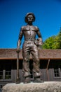 Civilian Conservation Corps Statue Stands in Tribute Royalty Free Stock Photo