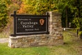 Welcome Sign In Cuyahoga Valley