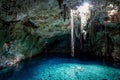 Cuzama cenote, Yucatan, Mexico Royalty Free Stock Photo