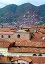 Cuzco city and mountains