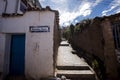 CUZCO PERU: View of San Blas town streets