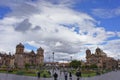 Cuzco, Plaza de Armas, Old city street view, Peru, South America Royalty Free Stock Photo