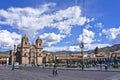 Cuzco, Plaza de Armas, Old city street view, Peru, South America Royalty Free Stock Photo