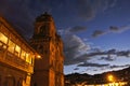 Cuzco, Plaza de Armas, Old city street view, Peru, South America Royalty Free Stock Photo