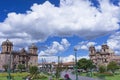 Cuzco, Plaza de Armas, Old city street view, Peru, South America Royalty Free Stock Photo