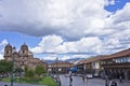 Cuzco, Plaza de Armas, Old city street view, Peru, South America Royalty Free Stock Photo