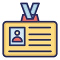 Cv, cv by mail .   Vector icon which can easily modify or edit Royalty Free Stock Photo