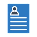 CV vector glyph color icon