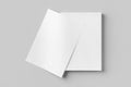 Cv, resume, letterhead, invoice mockup. Stack of A4 papers on a grey background