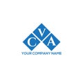 CVA letter logo design on white background. CVA creative initials letter logo concept. CVA letter design