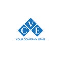 CVE letter logo design on white background. CVE creative initials letter logo concept. CVE letter design Royalty Free Stock Photo