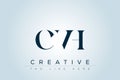 CVH abstract letter logo Royalty Free Stock Photo