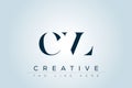 CVL abstract letter logo Royalty Free Stock Photo