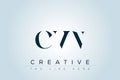CVN abstract letter logo Royalty Free Stock Photo