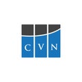CVN letter logo design on BLACK background. CVN creative initials letter logo concept. CVN letter design.CVN letter logo design on Royalty Free Stock Photo