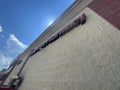 CVS Pharmacy and retail store exterior building sign looking up Royalty Free Stock Photo