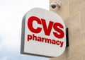 CVS Pharmacy Retail Store Exterior and Logo Royalty Free Stock Photo