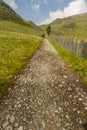 Cwmorthin, hanging valley in North Wales with ruined chapel