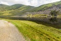 Cwmorthin, hanging valley in North Wales with slate mine