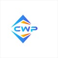 CWP abstract technology logo design on white background. CWP creative initials letter logo concept Royalty Free Stock Photo