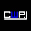 CWP letter logo creative design with vector graphic, CWP Royalty Free Stock Photo