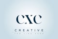 CXC abstract letter logo Royalty Free Stock Photo