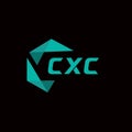 CXC creative minimalist letter logo. CXC unique vector initials alphabet letter logo design Royalty Free Stock Photo