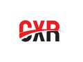 CXR Letter Initial Logo Design Vector Illustration Royalty Free Stock Photo