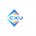 CXU abstract technology logo design on white background. CXU creative initials letter logo concept Royalty Free Stock Photo