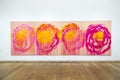 Cy Twombly paintings in Brandhorst museum in Munich