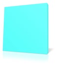 Cyan Canvas Wraps template for presentation layouts and design. 3D rendering