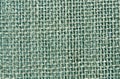 Cyan color sack cloth texture. Royalty Free Stock Photo