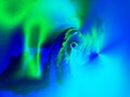 Cyan Green Deep Blue Light Dimension Spectrum