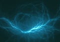 Cyan lightning