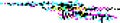 Cyan, magenta, yellow and black pixels scattered on a white background, creating a vibrant and dynamic digital pattern